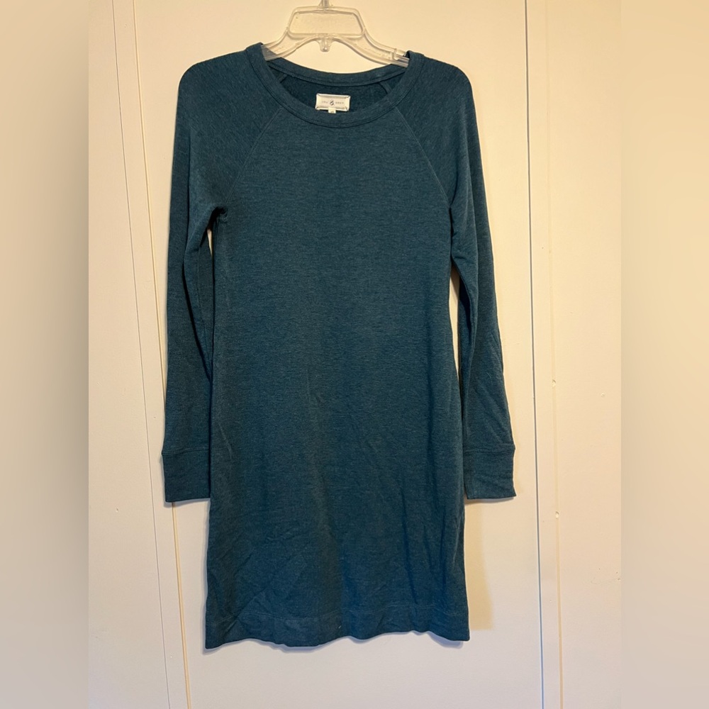 Lou & Grey Deep Teal Long Sleeve Dress